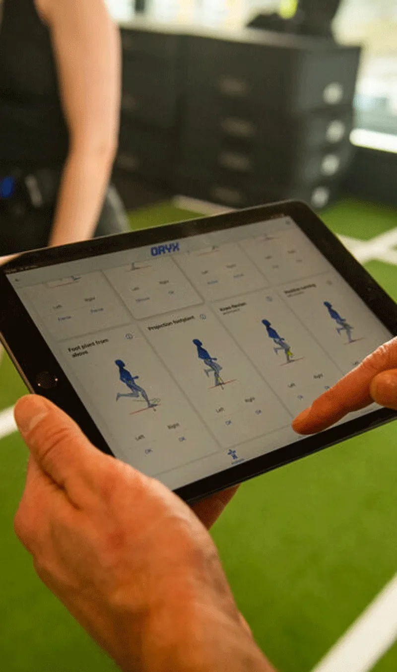 ORYX-Hardloopanalyse ORYX Hardloopanalyse