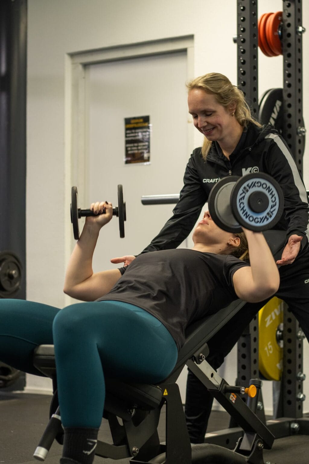 Krachttraining tijdens personal training in Wapenveld